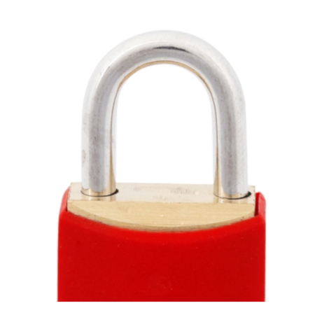 Cadeado Tradicional de Latão 20mm Vermelho SM LT-20 PADO-0981d3b4-c985-4711-be97-81ec2d8b41ab