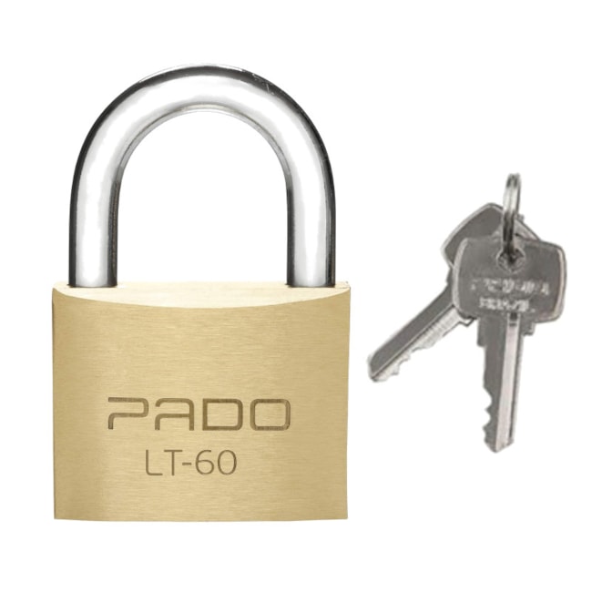 Cadeado Tradicional de Latão 60mm com Chave LT-60 PADO-09d9864b-308b-4d37-881c-327d107310ff