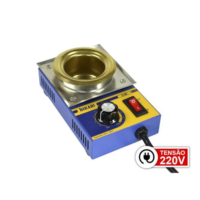 Cadinho de Solda Analógico 220V C-50 HIKARI-c13dc0ce-28bb-4147-b101-ecea11e41caa