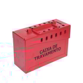 Caixa Aço Inox de Bloqueio em Grupo para 13 Cadeados CBA13 TAGOUT