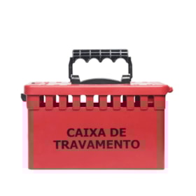 Caixa de Bloqueio Plástica para 26 Cadeados CBP26 TAGOUT