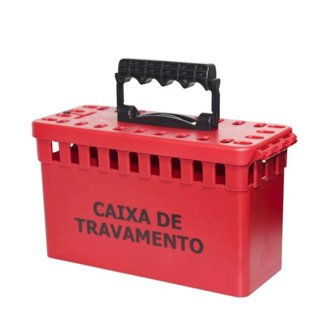 Caixa de Bloqueio Plástica para 26 Cadeados CBP26 TAGOUT-3ee1fe81-878e-43fb-95b7-64af8e9eed47