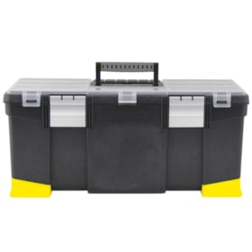 Caixa de Ferramentas com Bandeja e Fechos de Alumínio 22