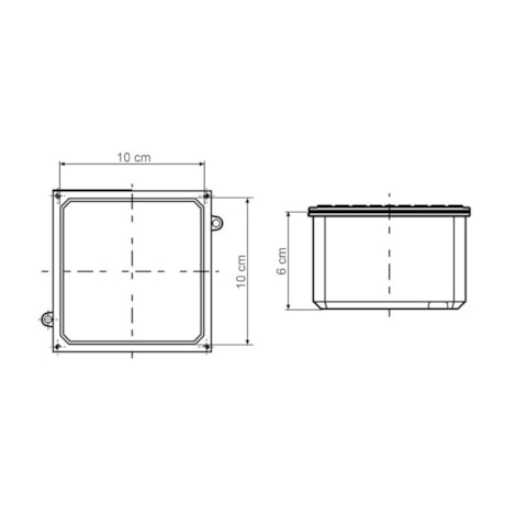 Caixa de Passagem 100x100 CP-1010 56123/001 TRAMONTINA ELETRIK-84aa127d-e627-4565-866a-406266c62df3