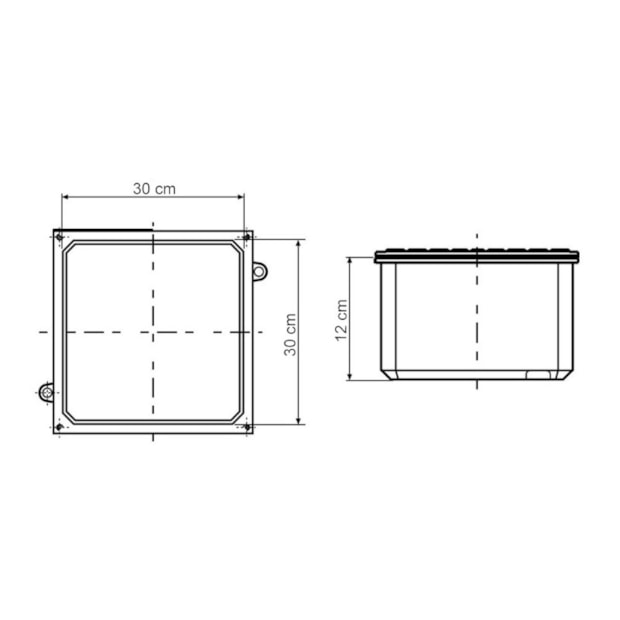 Caixa de Passagem 300x300 CP-3030 56123/004 TRAMONTINA ELETRIK-1c8e0f14-7d5d-466a-8b5e-8a71172893c8