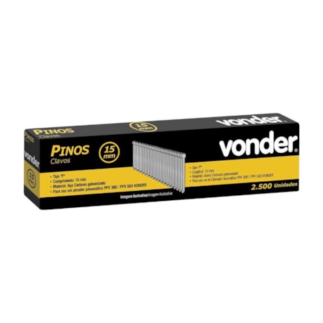 Caixa de Pino 15mm PPV-15 com 2.500 Peças 2898000015 VONDER-8f9cc1fd-83df-4faa-b9c8-719d7d0590b2