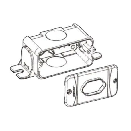 Caixa de PVC para Tomada de Perfilado 38x38mm 914440 CEMAR-541bd48e-2a56-4b2f-b28a-cb6110f78da8