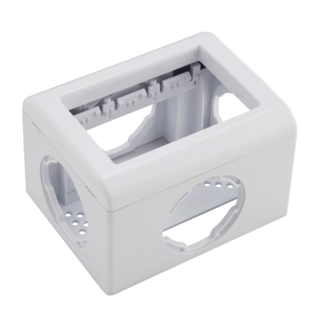 Caixa de Sobrepor 3 Postos para Eletrodutos e Canaletas Multiuso Branca 57304050 TRAMONTINA ELETRIK-3d9aea4a-af8e-4157-920f-abe224e94d64