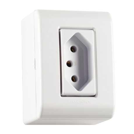 Caixa de Sobrepor com 1 Tomada 2P+T 20 A 250V 57304003 LizFlex TRAMONTINA ELETRIK-ebf62414-0d41-451b-b467-9c65fe9c7041