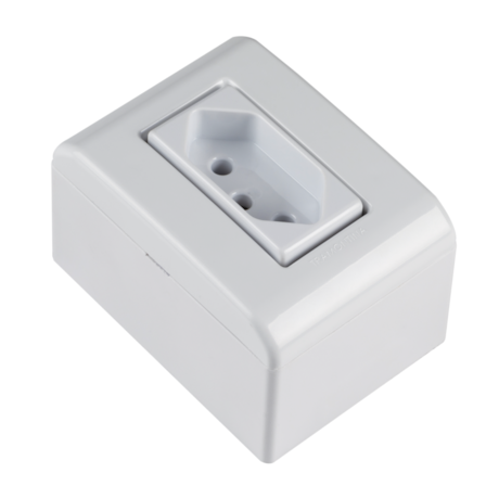 Caixa de Sobrepor com 1 Tomada 2P+T 20 A 250V 57304003 LizFlex TRAMONTINA ELETRIK-e8b57e00-3811-4031-b0b6-a5d1c89be9a6