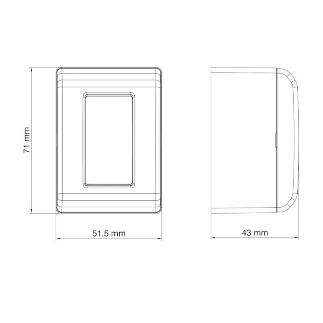 Caixa de Sobrepor com 1 Tomada 2P+T 20 A 250V 57304003 LizFlex TRAMONTINA ELETRIK-bd65cb52-32b4-4f01-b890-4b0790f11bd9