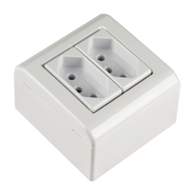 Caixa de Sobrepor com 2 Tomadas 2P+T 10 A 250V 57304012 LizFlex TRAMONTINA ELETRIK-bb0aa3ab-35da-4544-b50a-29faf13d4be1