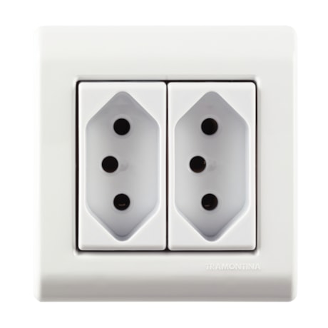 Caixa de Sobrepor com 2 Tomadas 2P+T 10 A 250V 57304012 LizFlex TRAMONTINA ELETRIK-8b7f2212-b926-4b5b-95e9-efa654159f19