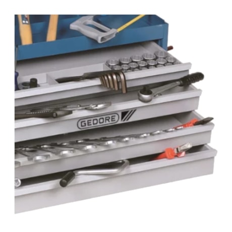 Caixa Gabinete com 4 Gavetas 1 Bandeja e 108 Peças 1002GM GEDORE-c7125531-6d32-4e68-a072-7e5bbf15e88f
