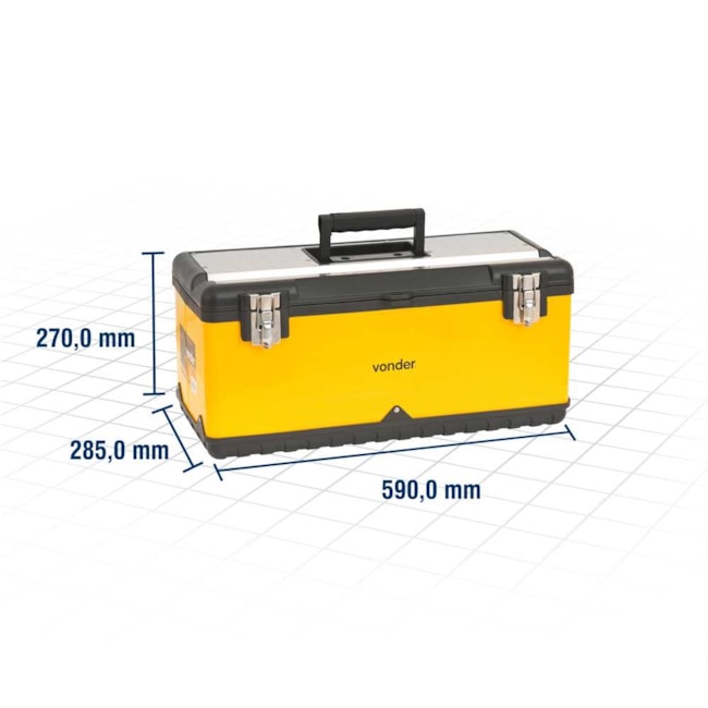 Caixa Metálica para Ferramentas 6105590000 VONDER-1294ce7e-535f-4cee-a415-543df3515782