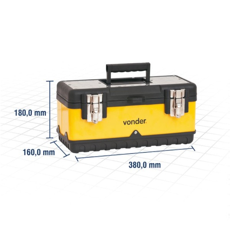 Caixa Metálica para Ferramentas com Capacidade para 8 Kg CMV 0380