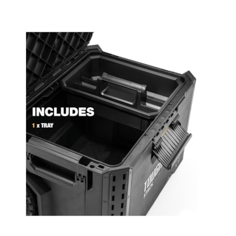 Caixa Organizadora de Ferramentas com Rodas Empilhável Stacktech 18