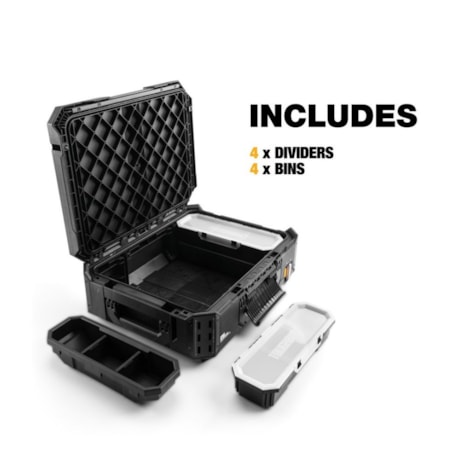 Caixa Organizadora de Ferramentas Empilhável Stacktech 18