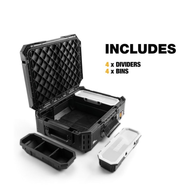 Caixa Organizadora de Ferramentas Empilhável Stacktech 18