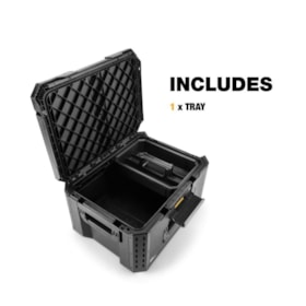 Caixa Organizadora de Ferramentas Grande Empilhável Stacktech TB-B1-B-50 TOUGHBUILT