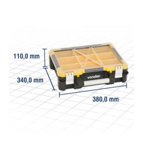 Caixa Organizadora Plástico OPV0500 6108500000 VONDER-cee10fe3-59e9-4800-b217-5fb2fd88bed4