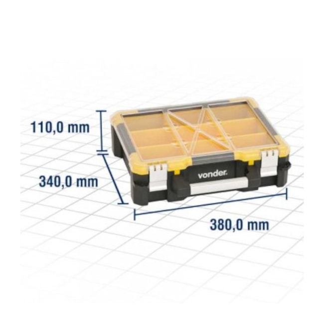 Caixa Organizadora Plástico OPV0500 6108500000 VONDER-89cf4138-71d6-489e-9fcf-f8a4dc7ba8c3