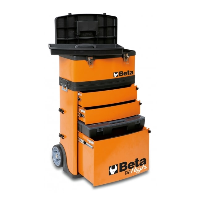 Caixa para Ferramenta com 3 Módulos e 2 Gavetas Cinza Ral 7016 C41H BETA-ba838a9d-adc4-45e5-8c92-01e8e61f4dd2