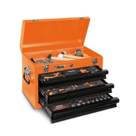Caixa para Ferramentas 3 Gavetas e 1 Báu com 159 Peças 2200E/21 BETA-2ca62403-ed91-4bf7-b230-a4f7cd0342b6