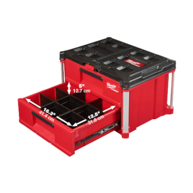 Caixa para Ferramentas com 2 Gavetas PACKOUT 48-22-8442 MILWAUKEE-b869c23a-adca-4aa4-ba7b-bd7e8f32c612