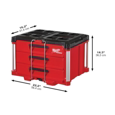 Caixa para Ferramentas com Gavetas PACKOUT 48-22-8443 MILWAUKEE-4c3d88aa-6331-4188-9b45-25617148eb9a