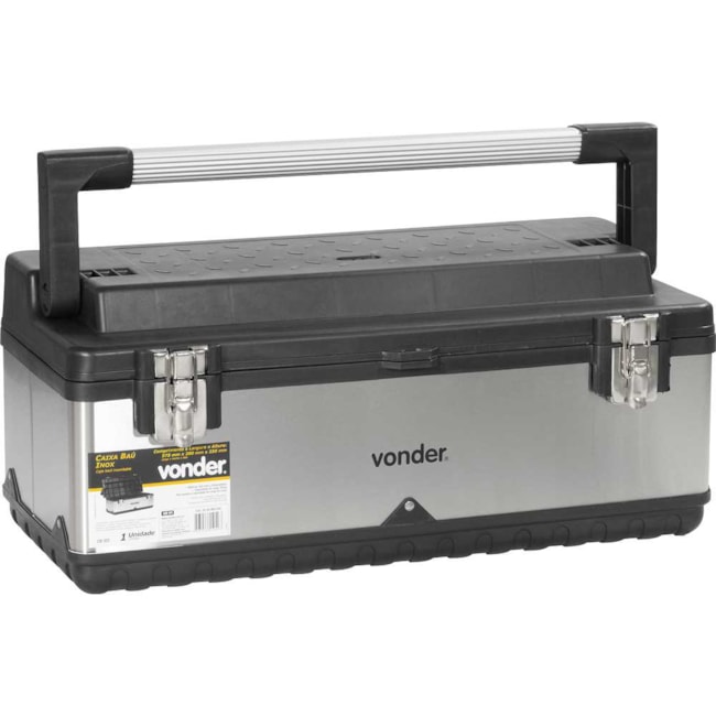 Caixa para Ferramentas Inox CBI 025 6105000250 VONDER-53e8503a-dd79-45e8-b0c9-f7386f05d60a