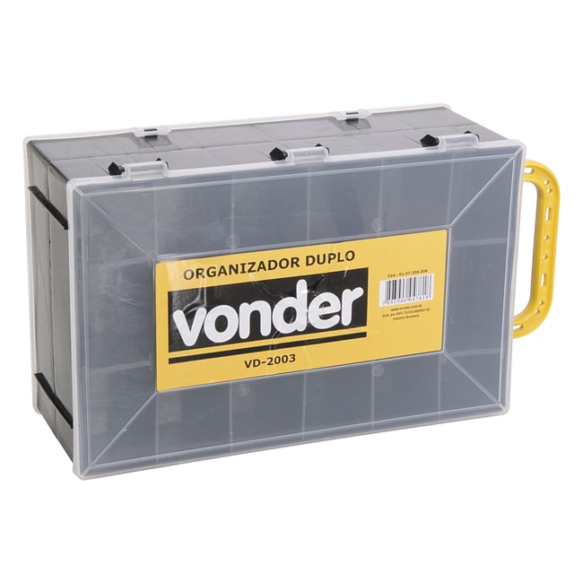 Caixa para Ferramentas Plástico DUPLO 6107200300 VONDER-523dcb61-adf9-4239-838d-1b96394ff47a