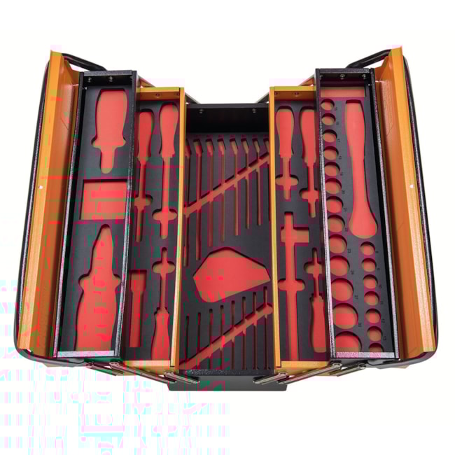 Caixa para Ferramentas Sanfonada com 5 Gavetas e 57 Peças 44952/957 TRAMONTINA PRO-b69d9982-ef8a-443e-89d5-cda892830681