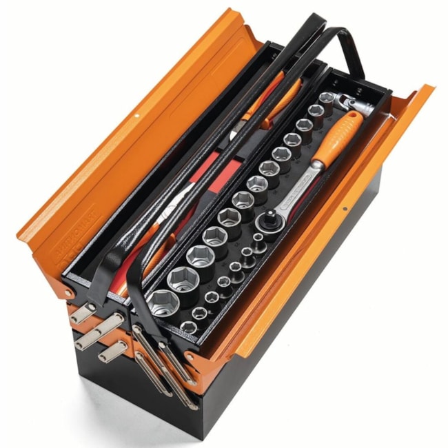 Caixa para Ferramentas Sanfonada com 5 Gavetas e 57 Peças 44952/957 TRAMONTINA PRO-33a185e7-f997-44e2-ab61-75adf4ef13a2