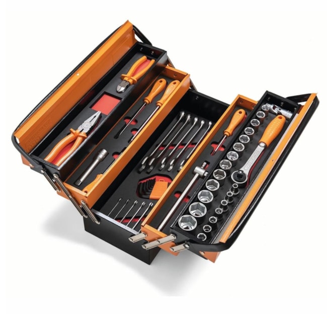 Caixa para Ferramentas Sanfonada com 5 Gavetas e 57 Peças 44952/957 TRAMONTINA PRO-7ce6ea1d-3258-4ddb-a248-af9d5c5b421f