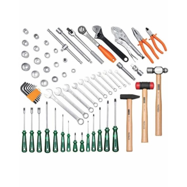 Caixa para Ferramentas Sanfonada com 5 Gavetas e 65 Peças 44952/165 TRAMONTINA PRO-91e1b3a0-8acb-4496-88c9-312911a8349c