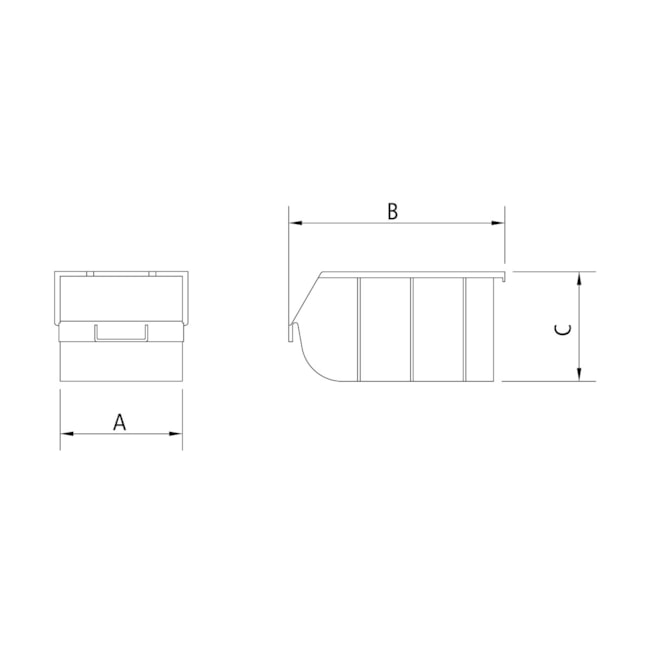 Caixa Plástica BIN n°5 Preto 44955902 TRAMONTINA PRO-4a483756-776f-49c8-95a0-68739e30163b