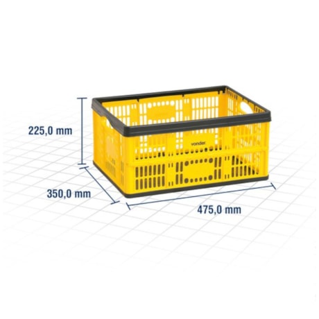 Caixa Plástica Desmontável CDV 0475 6105475000 VONDER-971b422a-d5bd-453a-92d6-031a9f3d9359