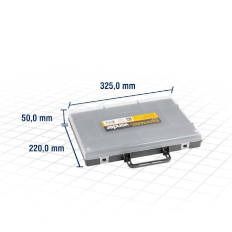 Caixa Plástica Organizadora com 8 Divisórias Fixas 6107802000 VONDER-bc18608b-2c60-416e-8455-306323a78e60