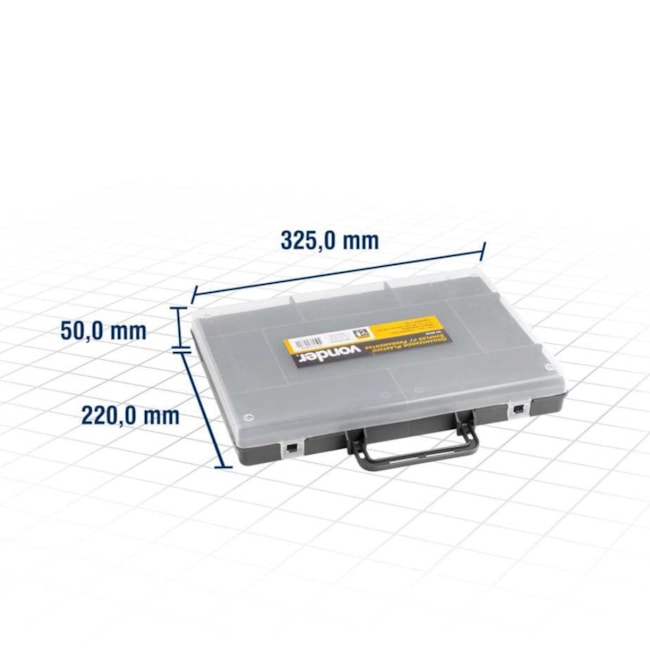 Caixa Plástica Organizadora com 8 Divisórias Fixas 6107802000 VONDER-c950127f-026c-4d84-9d31-2e1c44d5106a
