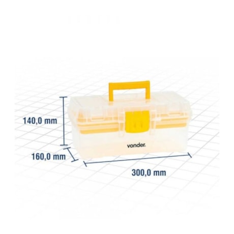 Caixa Plástica para Ferramentas 12'' 6105300000 VONDER-06637c75-0142-443c-9a0d-176dfd848875