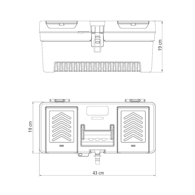 Caixa Plástica para Ferramentas 17