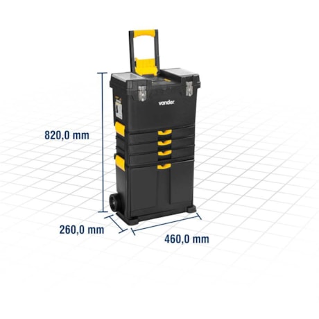 Caixa Plástica para Ferramentas 18'' CRV0500 6105050000 VONDER-0a831b1f-845d-4cc7-a58b-76ef7d83b092