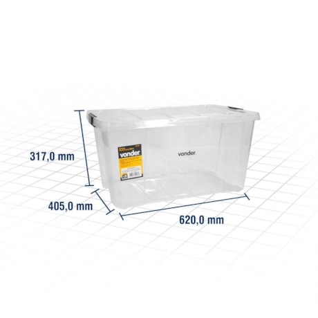 Caixa Plástica para Ferramentas 24'' 20x405x317mm 6105000028 VONDER-587469dd-94d6-40e8-86d6-f71701766d88