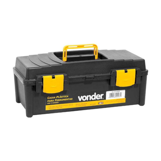 Caixa Plástica para Ferramentas 8'' VD4038 6107403800 VONDER-a1b3b54b-1995-4cd9-8b33-d6012e8c84a9