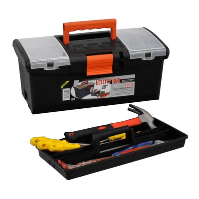 Caixa Plástica para Ferramentas com Bandeja Removível CF-27 SÃO BERNARDO-5cf12be0-827f-4581-b7ea-f24dd367e5c3