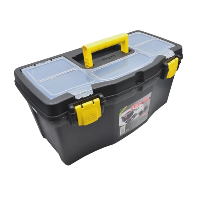Caixa Plástica para Ferramentas com Bandeja removível CF-43 SAO BERNARDO-d56d2c58-68ee-4cbf-b0aa-ea9f32248d50