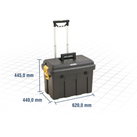 Caixa Plástica para Ferramentas com Rodas e Bandeja Removível CRV 0200 VONDER-2b63244e-41d4-4535-bb74-8eac0fd47c08
