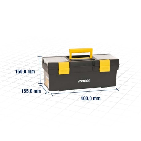 Caixa Plástica para Ferramentas CPV 0400 6105400000 VONDER-5830c36d-25ba-4c36-abc0-825d231293fc