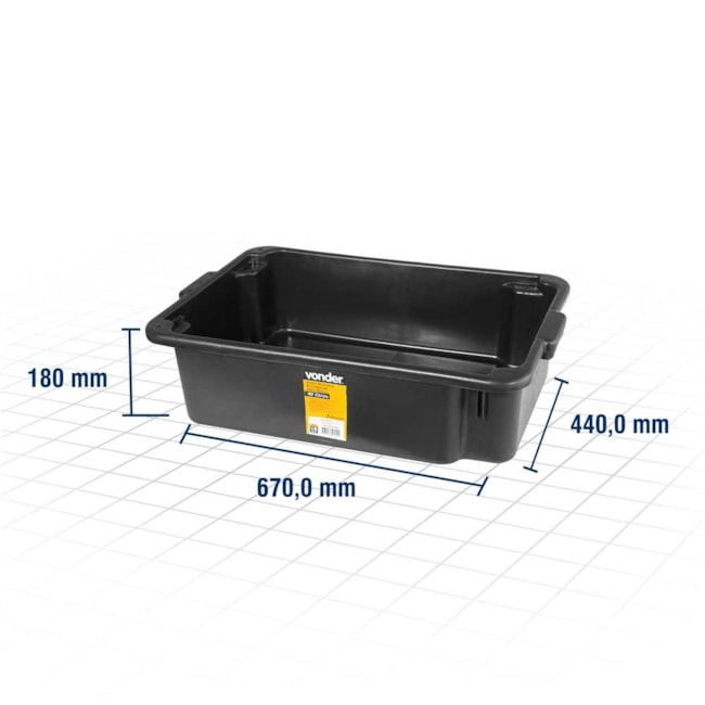 Caixa plástica para Massa 40 Litros 3315400000 VONDER-c8c4a913-9dc9-4ec9-8e07-9214335b164d